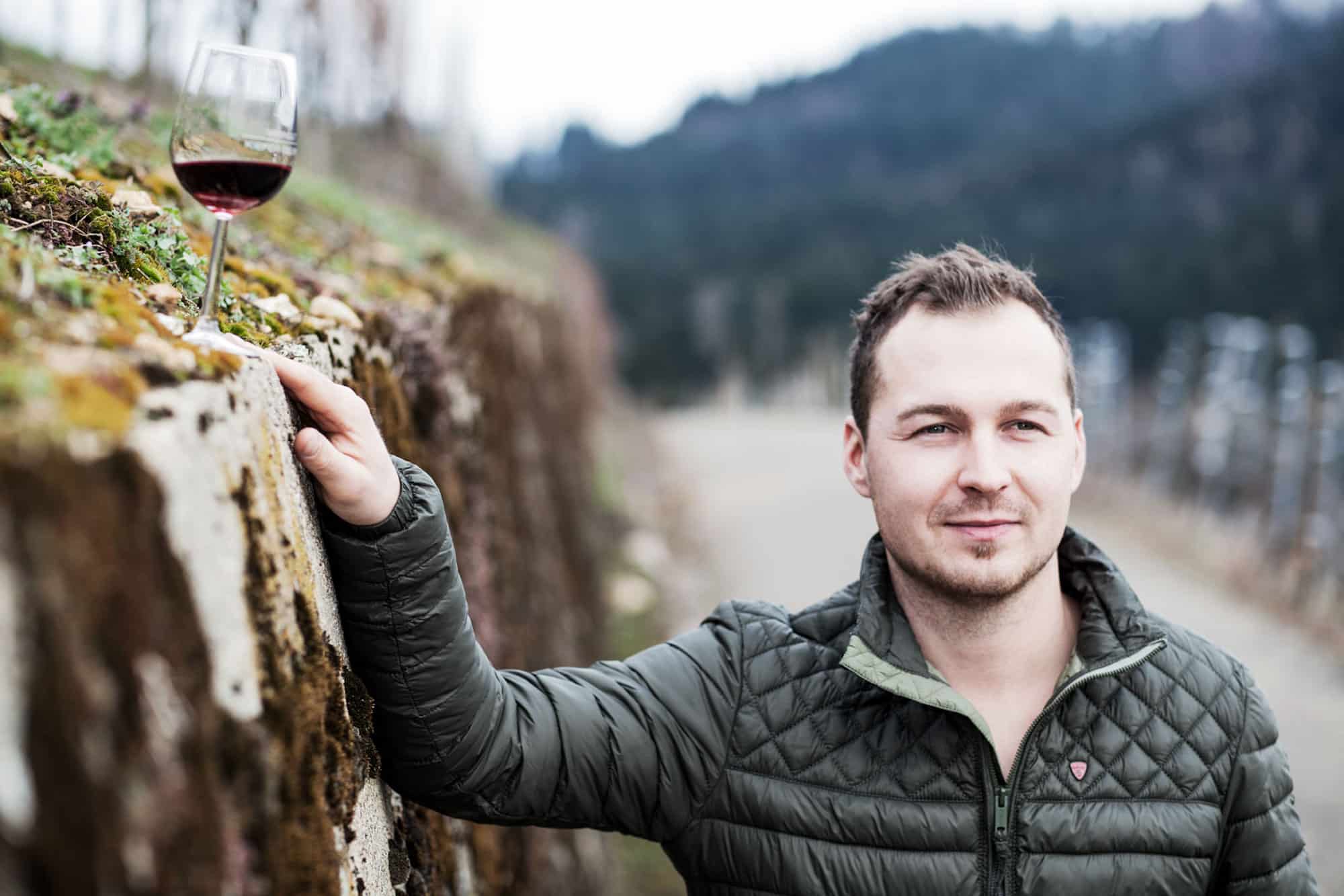 Jungwinzer Philipp Kiefer vom badischen Weingut Kiefer-Seufert