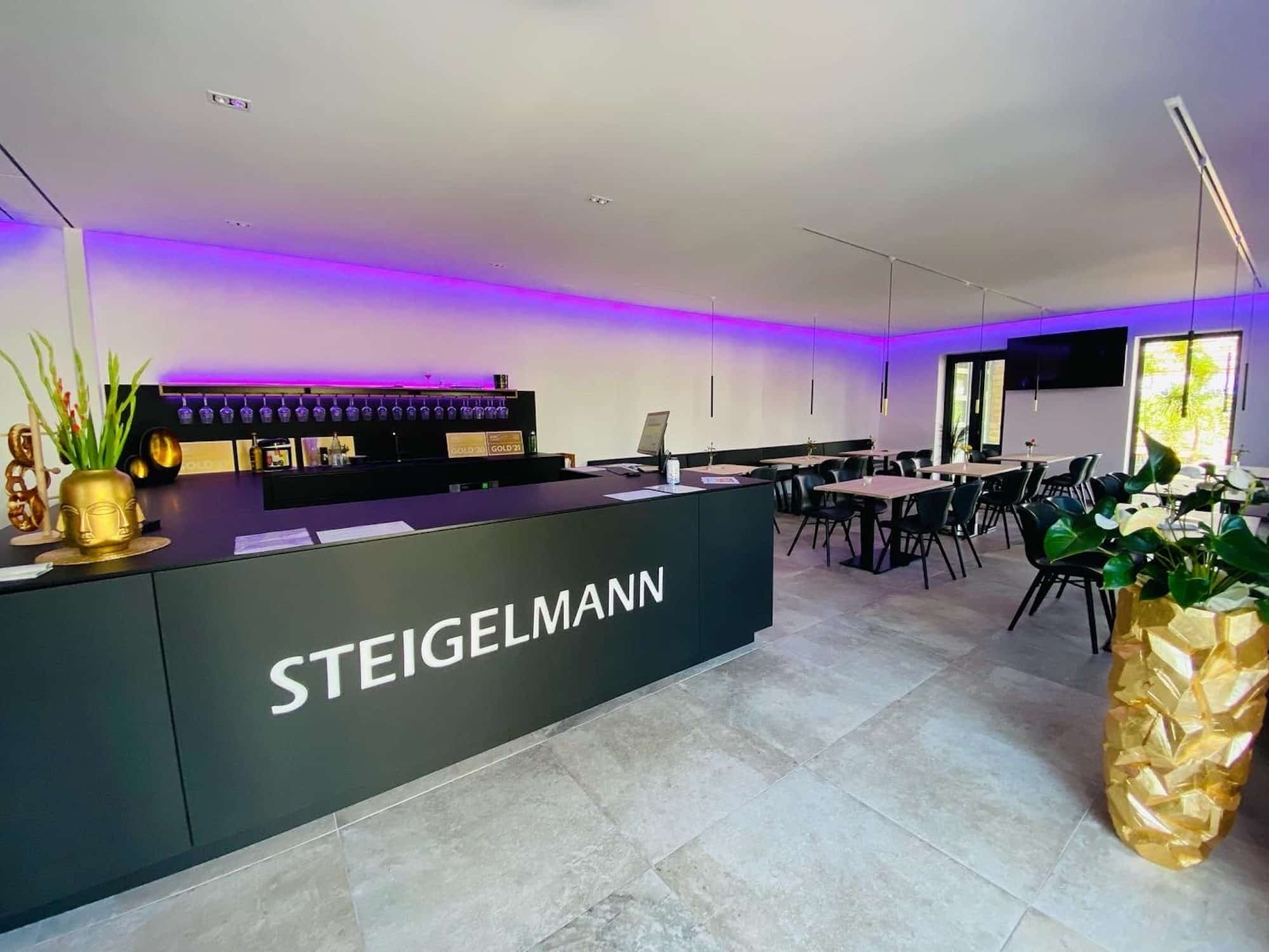 Der verkostungsraum unseres PIWI Weingut des Jahres - dem Alten Weingut Steigelmann